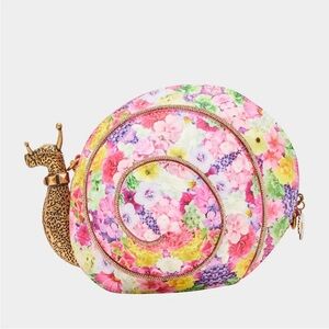 SNAILED IT!!! Pink Floral Snail crossbody bag NWT